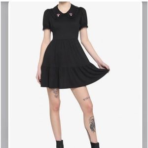 Mushroom collared dress